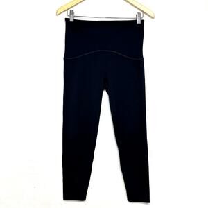 Spanx Sara Blakely‎ Medium Stretch Black Ankle Leggings Pocket Yoga Running Soft